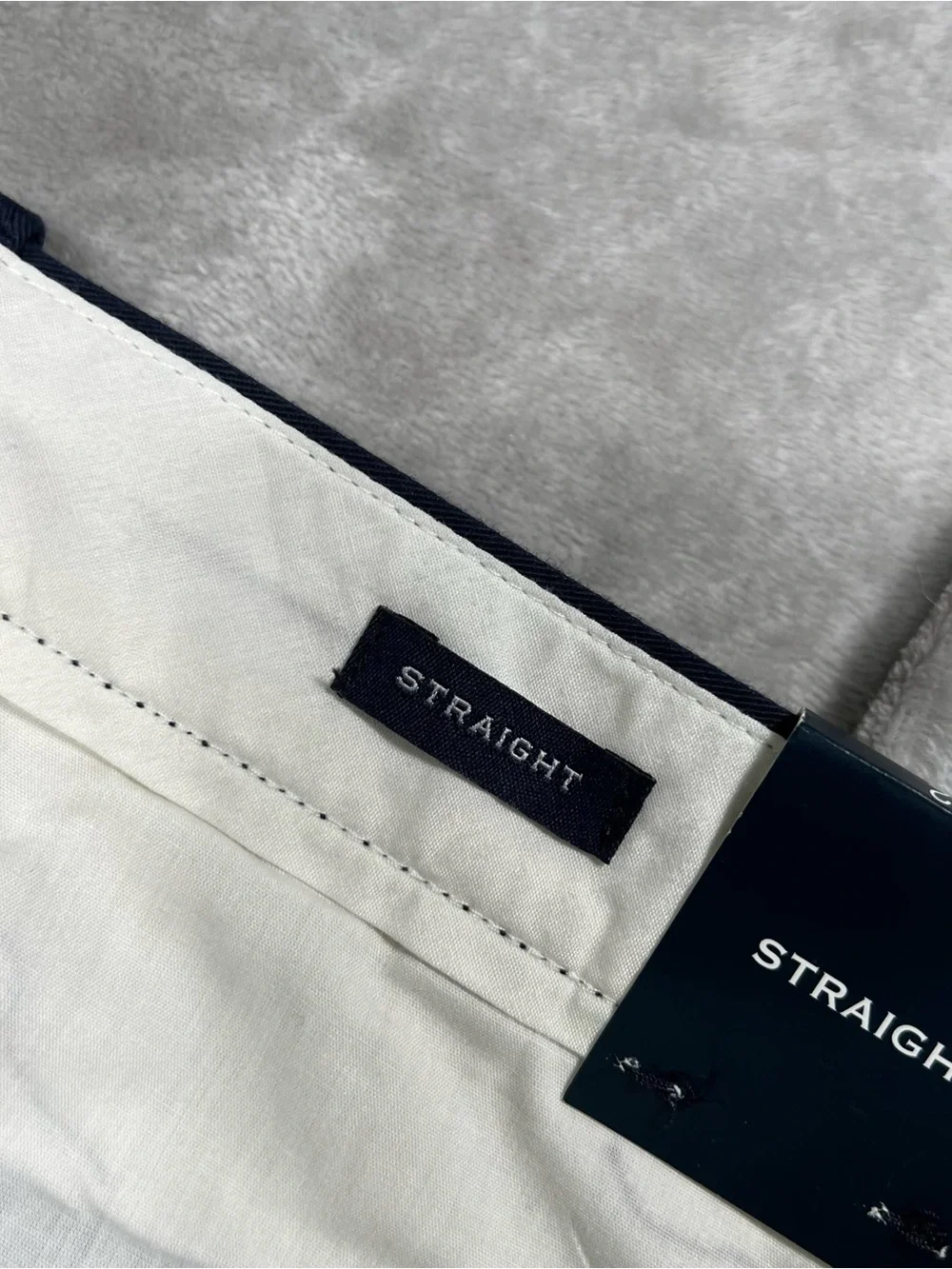 NWT J Crew Straight Fit Flex Pants Mens 36x32 Navy Blue Chino Stretch Cotton